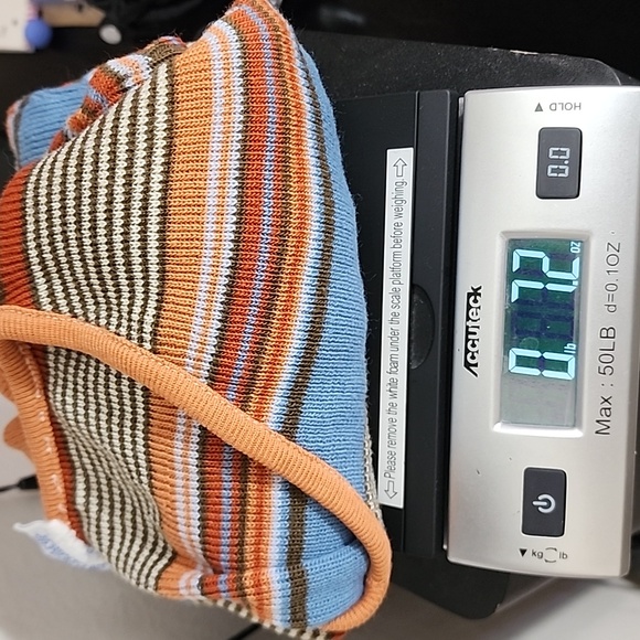 Vintage 90's Mervyn's long v-neck striped long sleeve sweater sz M - Picture 7 of 7